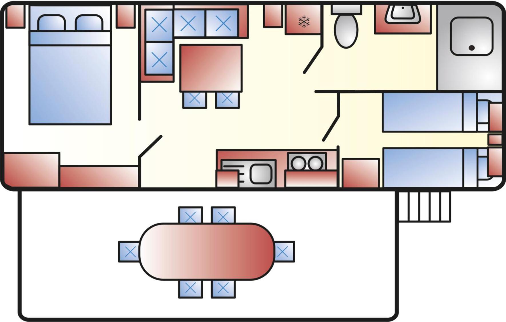Albatross Mobile Homes On Cisano & San Vito S. P. A. Campingplatz